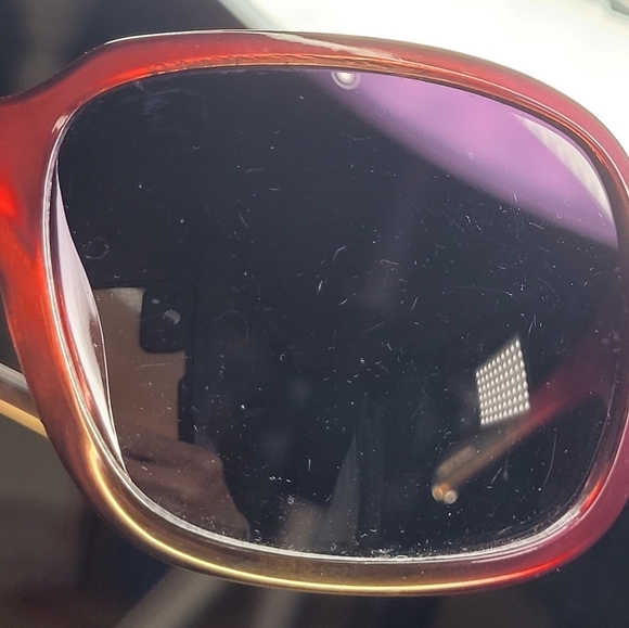 Liz Claiborne Women's Oversized Purple Ombre Metal Swivel Hinge Sunglasses - Picture 9 of 10